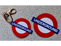 London Underground Sign & Keyring by DeltaWhiskey