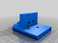 BMG Extruder Carriege DissEd-MK3 adapter linear guide by Gonger