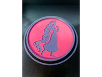 Rapunzel Coaster by rianocerous
