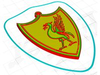 Liverpool Football Club (LFC) Badge/Shield Keyring by DeeBo_