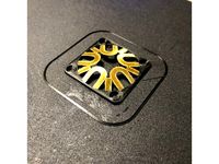 University of Idaho Starburst 40mm Fan Grill by jas6191
