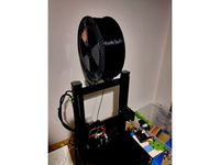 Bearing Spool Holder for 4020 V-Slot Extrusion (Remix for creality CP-01) by sjporte93