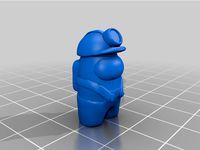 Among Us miner skin by M_Dima