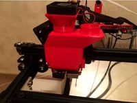 Ender 5 dual extruder mount + bowden cooling by tkrneki