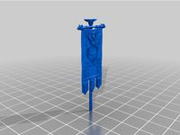 Space Marine Banner: Space Wolves by Hyfryd