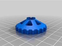 ender 3 pro bed leveing Small knob with grips by redactedRobot