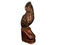 Scan of a wood carved bird by chmeee