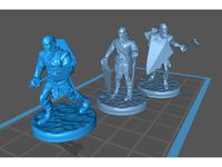 3 miniatures barbarian/axeman/viking by Entlein