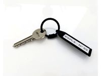 porte clef complet avec étiquette - complete keychain with label and ring by wallprint