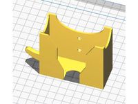 Cell Phone Wall Holder with hook and cuts by rkxone