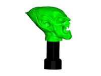 Green Goblin Tire Valve Stem Cap - Automotive Schrader by ToaKamate