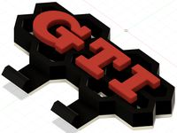 Golf GTi inspired car key hook v1 - V2 now available! by RobJD