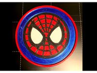 Multimaterial Spiderman Logo Coaster by sstjean