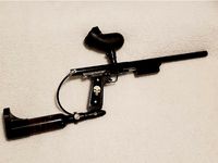 Buttstock for Paintball 13 ci tank - two piece for TPU shoulder pad by danielbeaver