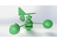 Wind Gauge with direction indicator by bprlpz