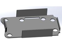 Battery plate for copter frame - Slamnasty 7 inches by AndreyPrikupets