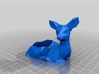 low poly fawn planter by queeq