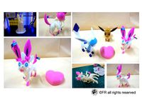 Pokemon Syveon & Love stone / 寶可夢-仙子精靈 & 愛心之石 by nba2006428