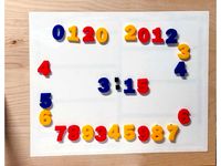 Refrigerator Magnet Clock by moose408