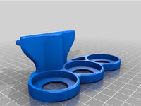 Acrilex 3-Pot Holder for Pegboard by ricbit
