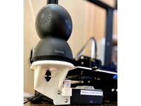 Standard Tripod Cam Mount with SD Card Reader Slot, No Additional Screws required- Ender 3 by NazPrint