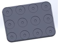 Movement tray for 4x3 models w/ 25mm bases 1/2" coherency (close formation) by JoCu