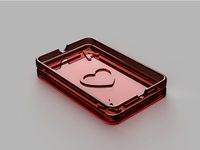 Ace of Hearts Ashtray for Tanej by hyphninc