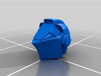 Plain_PaleBlack_Crusader_Head+3DSMAX_model by matrice666