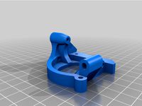 Replicator 2 Active Cooling Fan Mount for Smaller (2mm ID x 3mm OD) Guide Tube by 7uB9d0