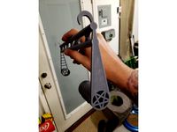 Hanging Paper Towel Roll Holder/Dispenser by pinkenstink