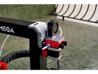 Anycubic I3 Mega extruder step motor cooler by polandmet1