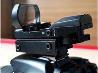 Red Dot Visor Sight Scope adapter to Canon EOS 1100D hotshoe by linux1492