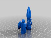 Space elf artillery weapon platform rpg launcher by PERECil