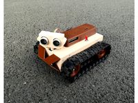 Arduino Robot Car by qwertz3210 - battery module addon by hexatron
