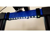 LED strip holder for Artillery Genius by Psych101