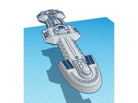 Cardassian Dreadnought Scientific Research Ship by MazzTer