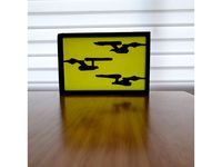 Star Trek Enterprise silhouette ornament by CheesmondN