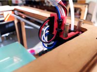 Ultimaker 2 extruder cable holder by mermaidz86