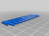 11 well protein comb by NeurdyPhagy_Lab_3DPrints