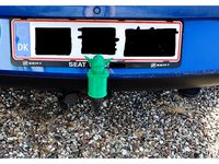 Yoda Ball Hitch Cover by CyberwareDK