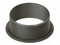 Flanged Collar (Bundkragen) 150mm for air conditioner by p3duse