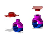 Bike smartphone mount with quick lock for bike stem by DanTech