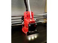 LED Stribe Holder for (40x40) Fan - Short Version by itsybitsy