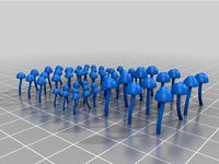 Micro Mushrooms for Resin [Presupported] by NobodysGames