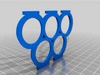 Round 28mm movement tray 5 slots by Warpix