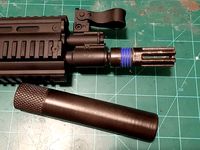 Airsoft Flash Hider and Mock Silencer Remix by JokerToolWorks
