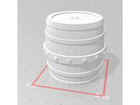 Wooden Barrel by ennedes