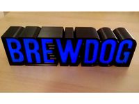Brewdog Light-Up Piggy-Bank / Light-Box by crizzle