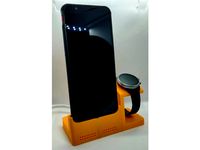 Magnetic phone and watch charging stand by Razzer09