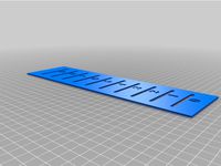 Foil Track Ruler Stencil by WindTrackMind